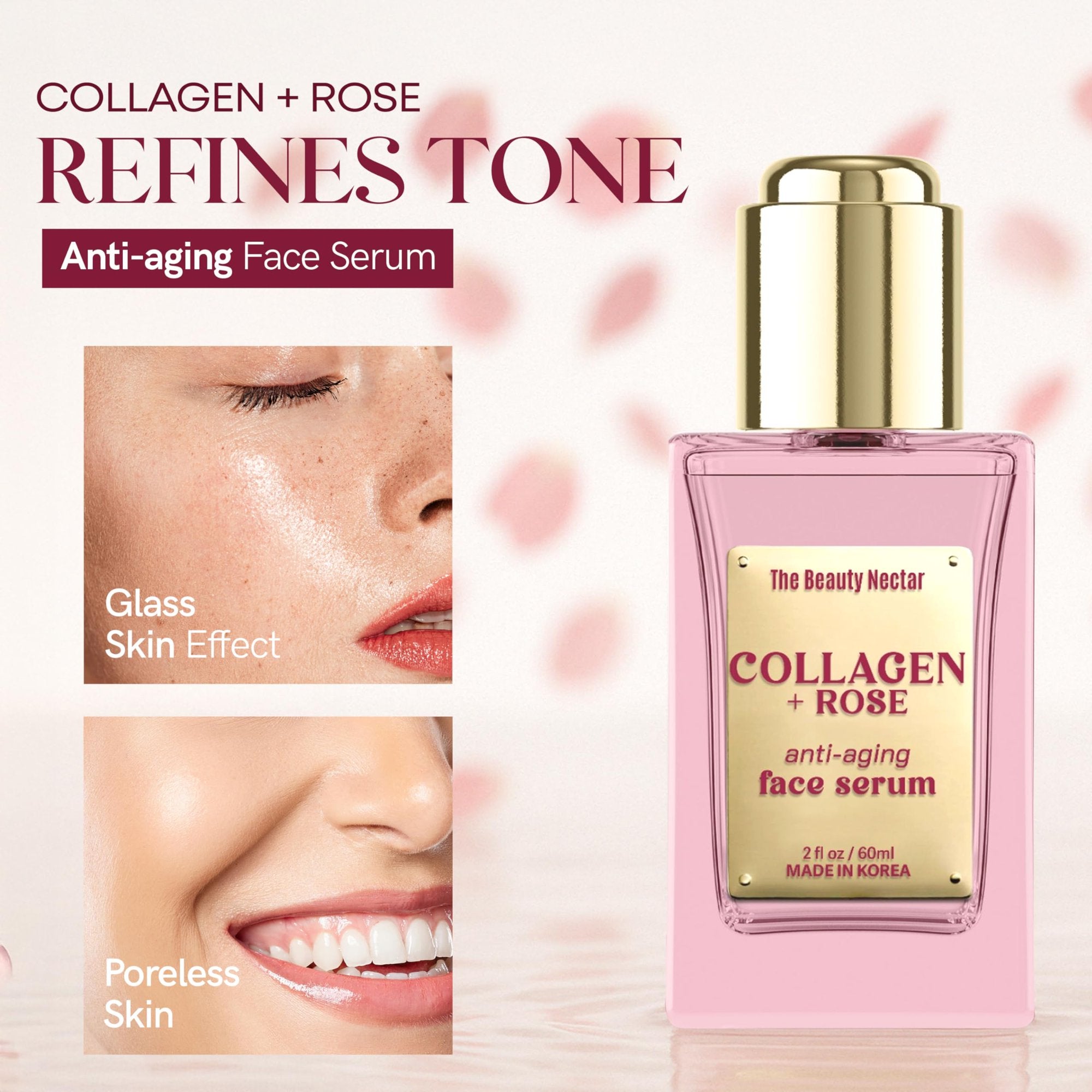 Collagen + Rose Anti-Aging Face Serum