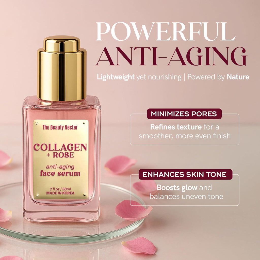 Collagen + Rose Anti-Aging Face Serum