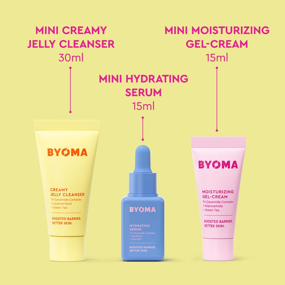 BYOMA So Hydrated Mini Set (Cleanser + Serum + Cream)