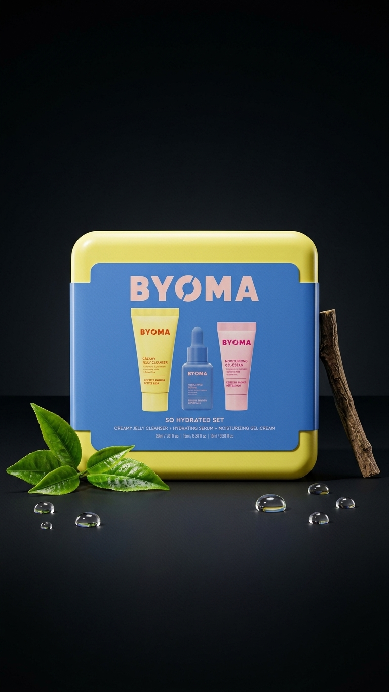 BYOMA So Hydrated Mini Set (Cleanser + Serum + Cream)