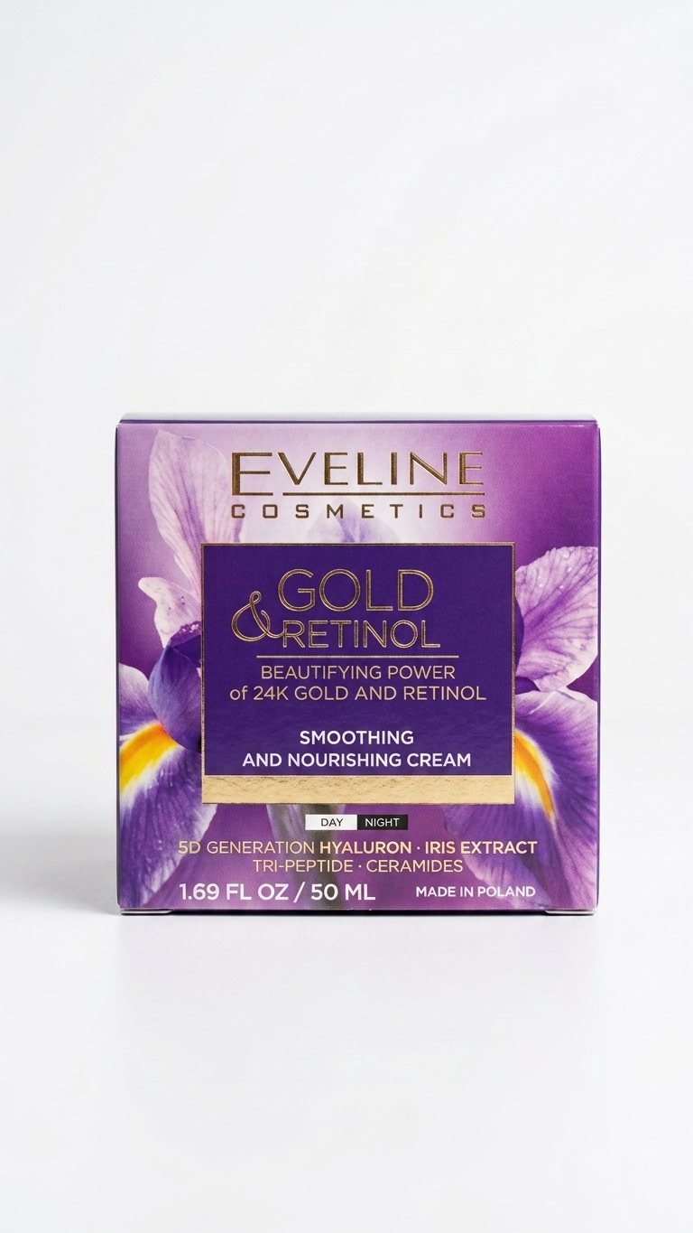 Eveline Cosmetics Gold & Retinol Smoothing and Nourishing Cream (50ml)