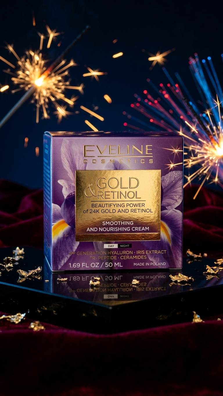 Eveline Cosmetics Gold & Retinol Smoothing and Nourishing Cream (50ml)